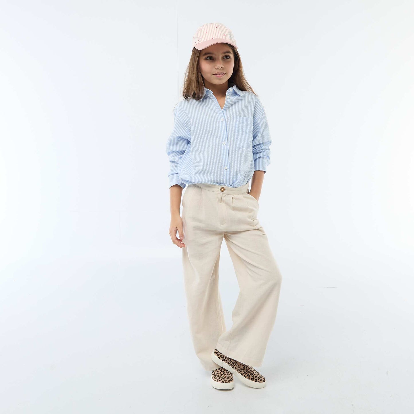 Chemise rayée BLEU