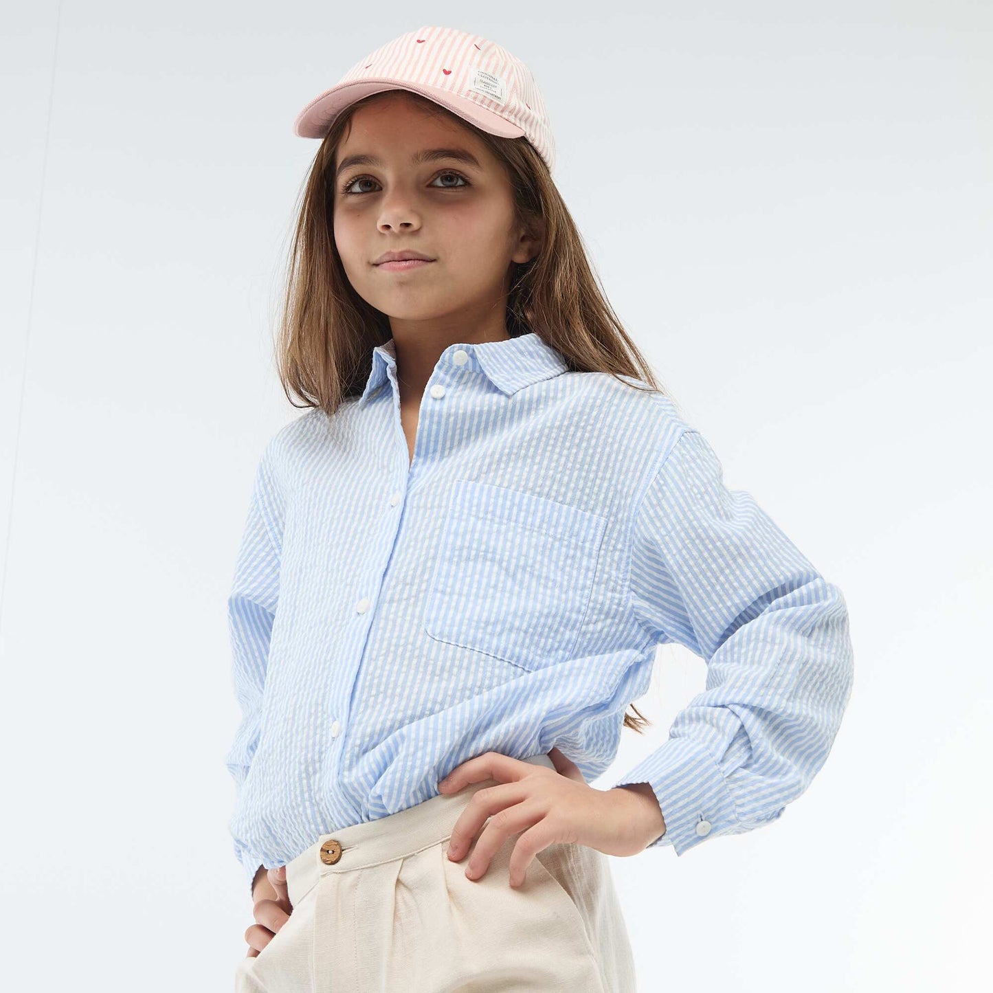 Chemise rayée BLEU