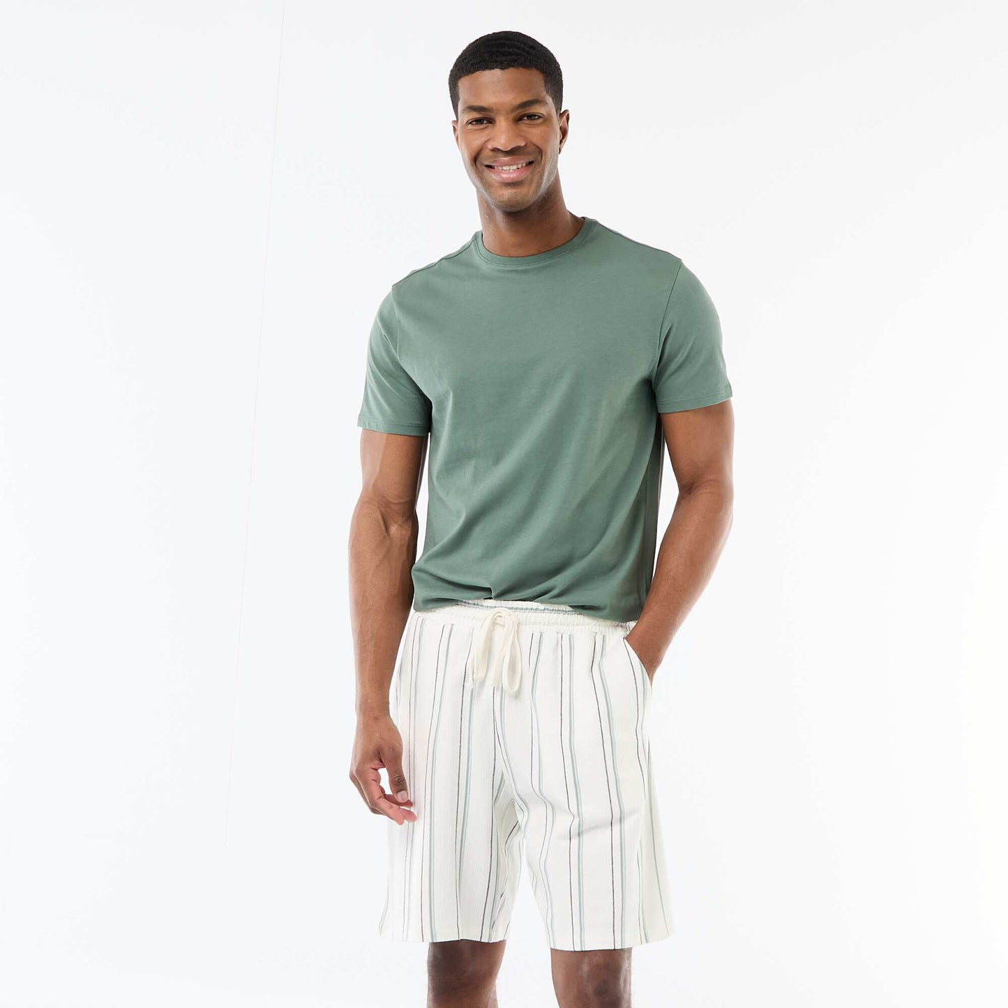 Bermuda en French Terry BLANC