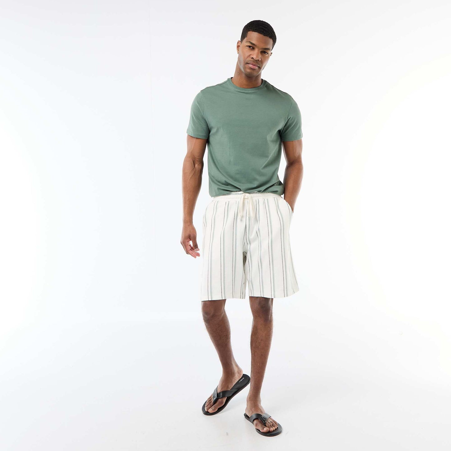 Bermuda en French Terry BLANC