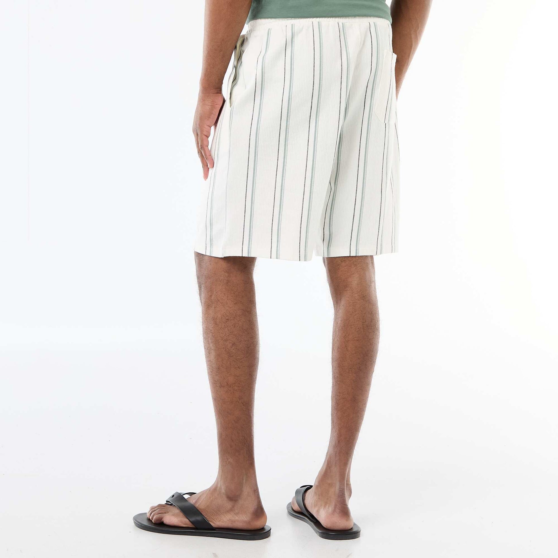 Bermuda en French Terry BLANC
