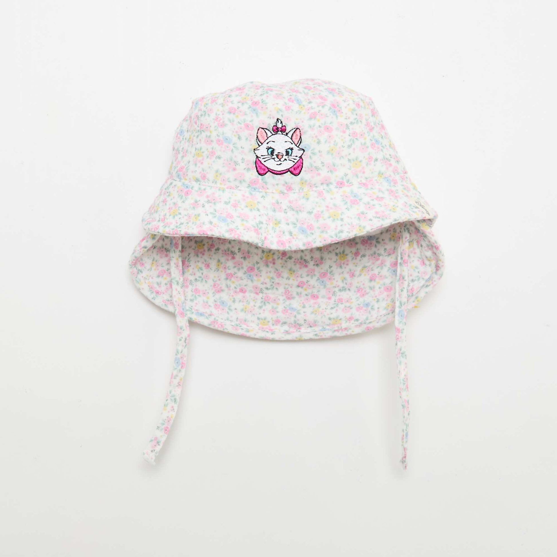 Chapeau avec lien à nouer 'Marie' ROSE PâLE