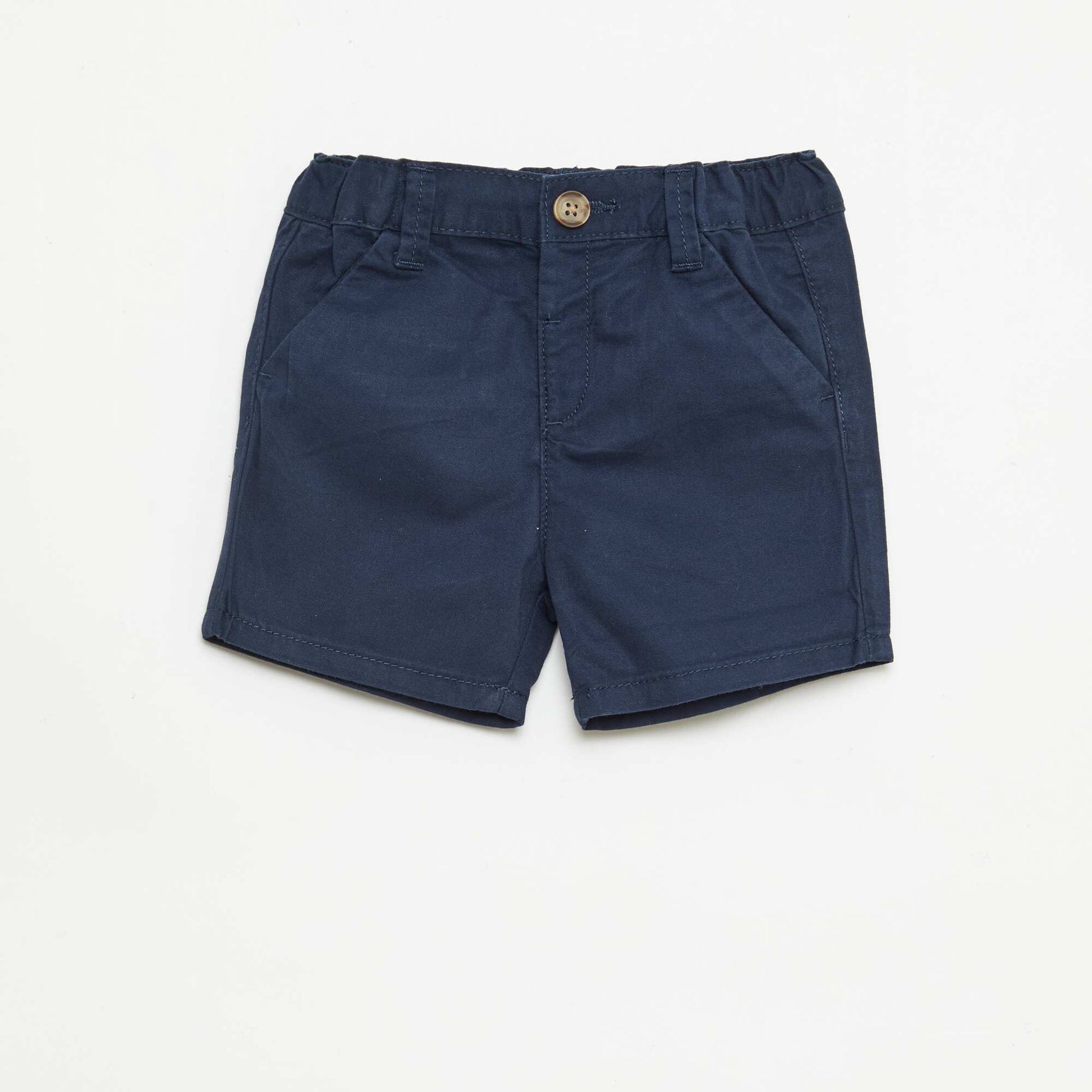 Short chino avec taille ajustable MARINE
