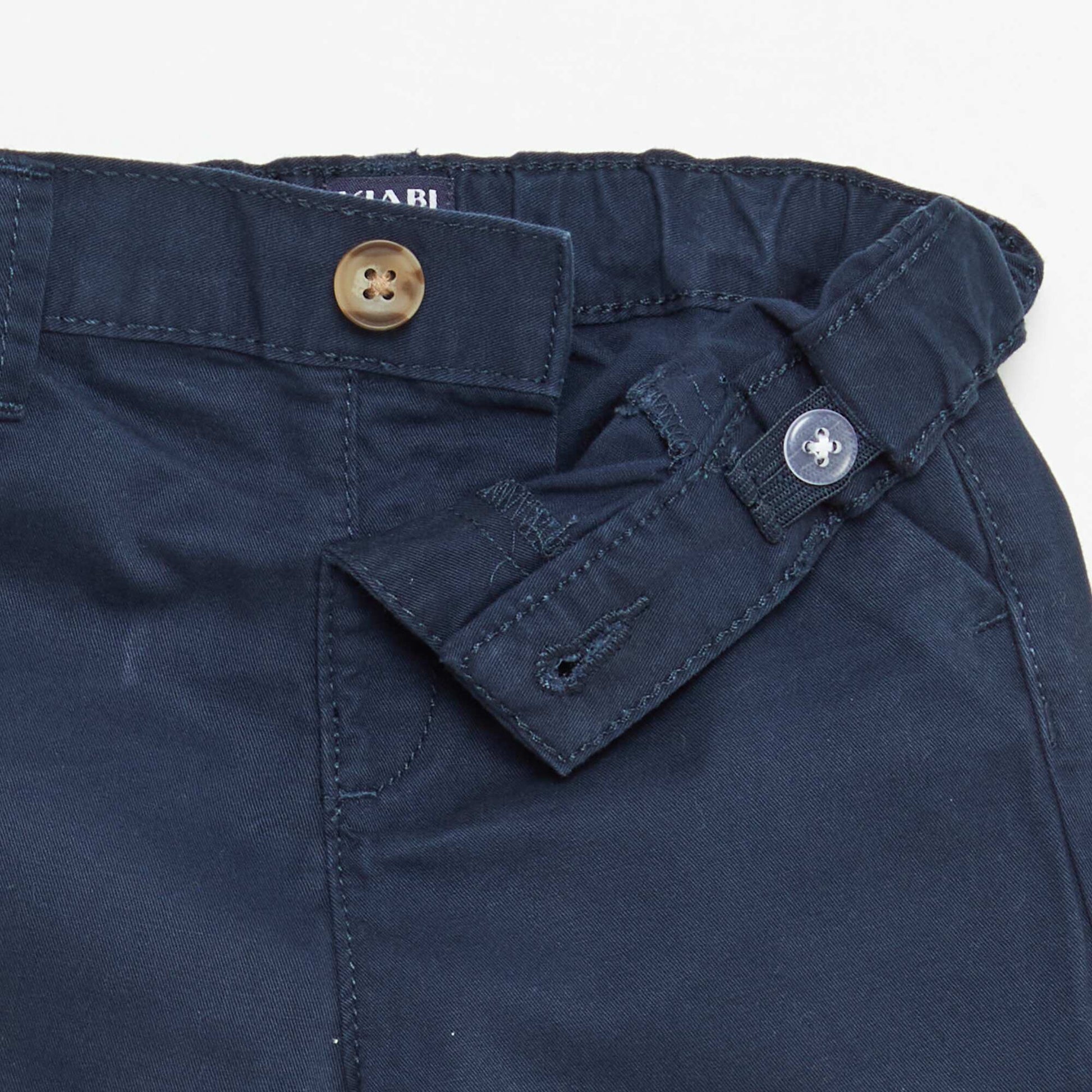 Short chino avec taille ajustable MARINE