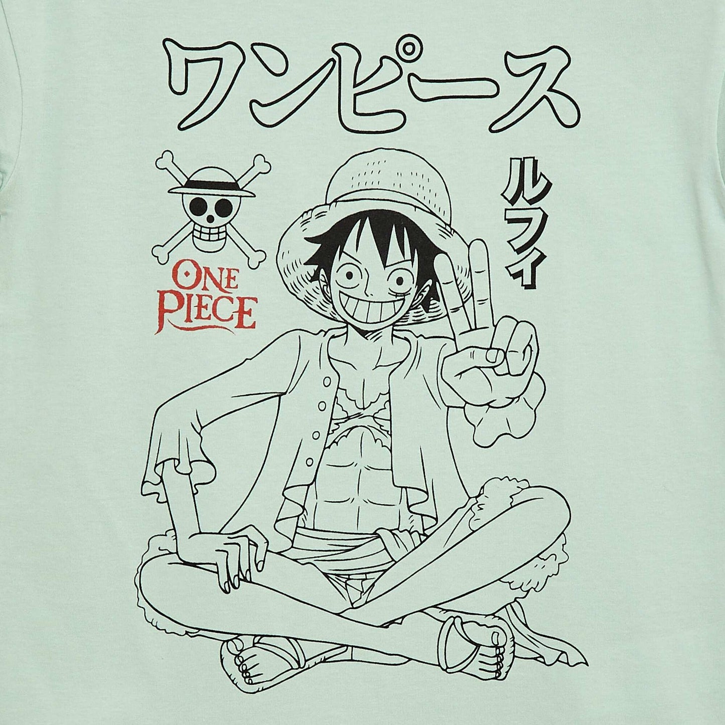 T-shirt 'One Piece' à manches courtes BLEU