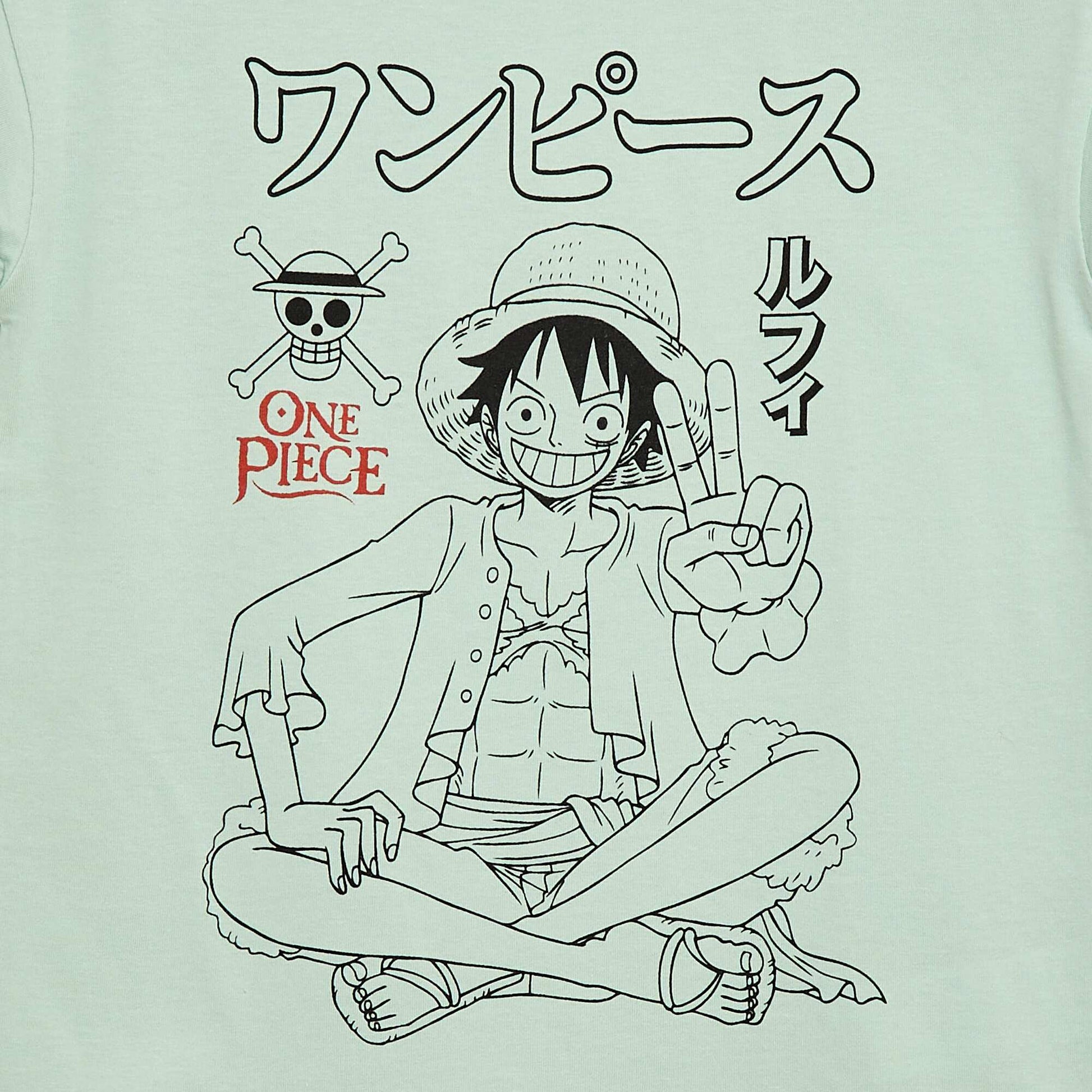 T-shirt 'One Piece' à manches courtes BLEU
