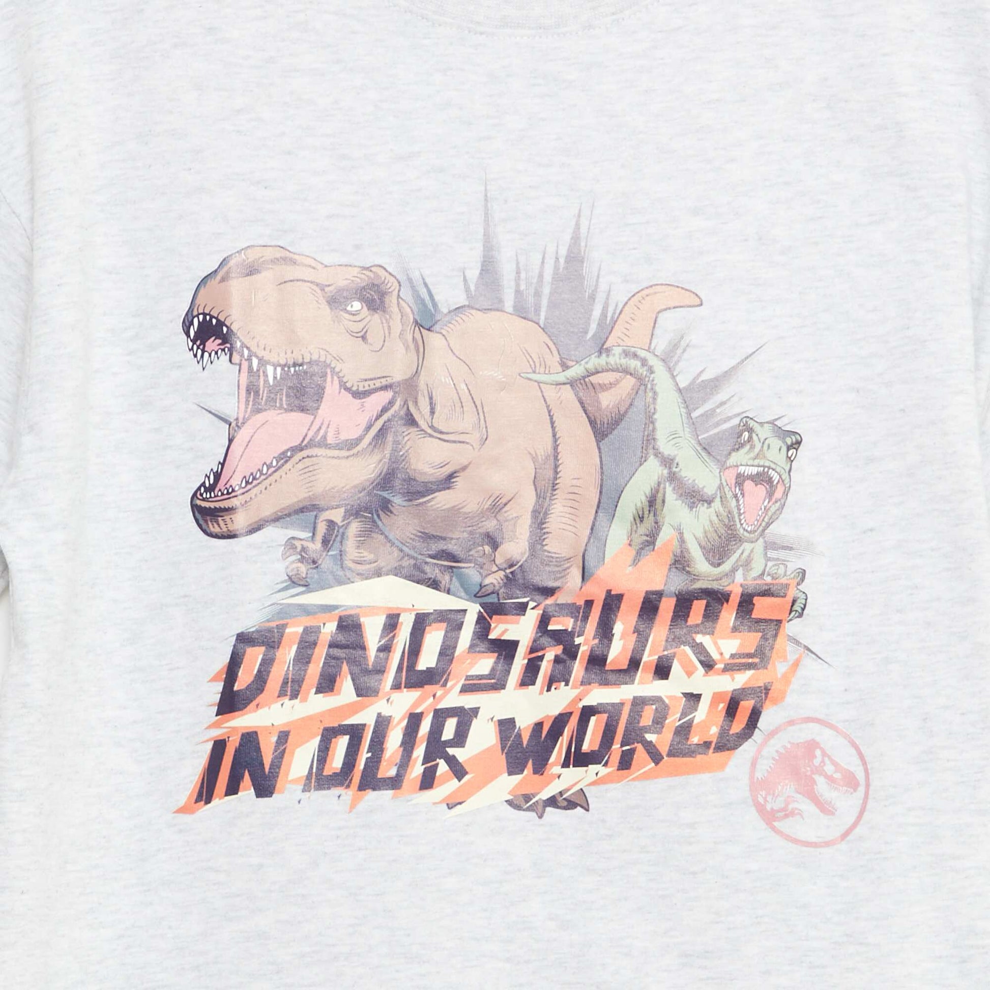 T-shirt 'Jurassic World' à manches courtes GRIS