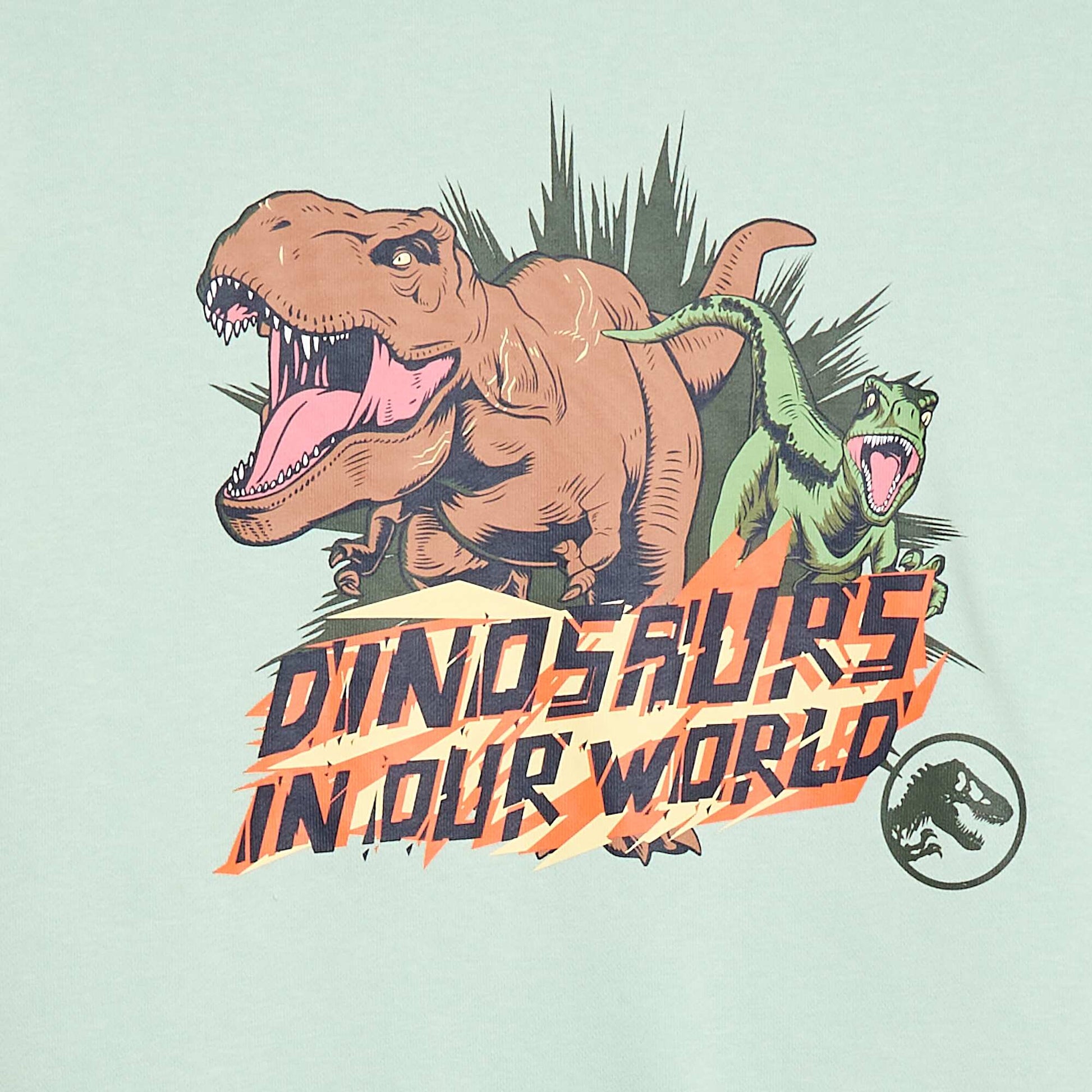 Sweat à col rond 'Jurassic World' VERT