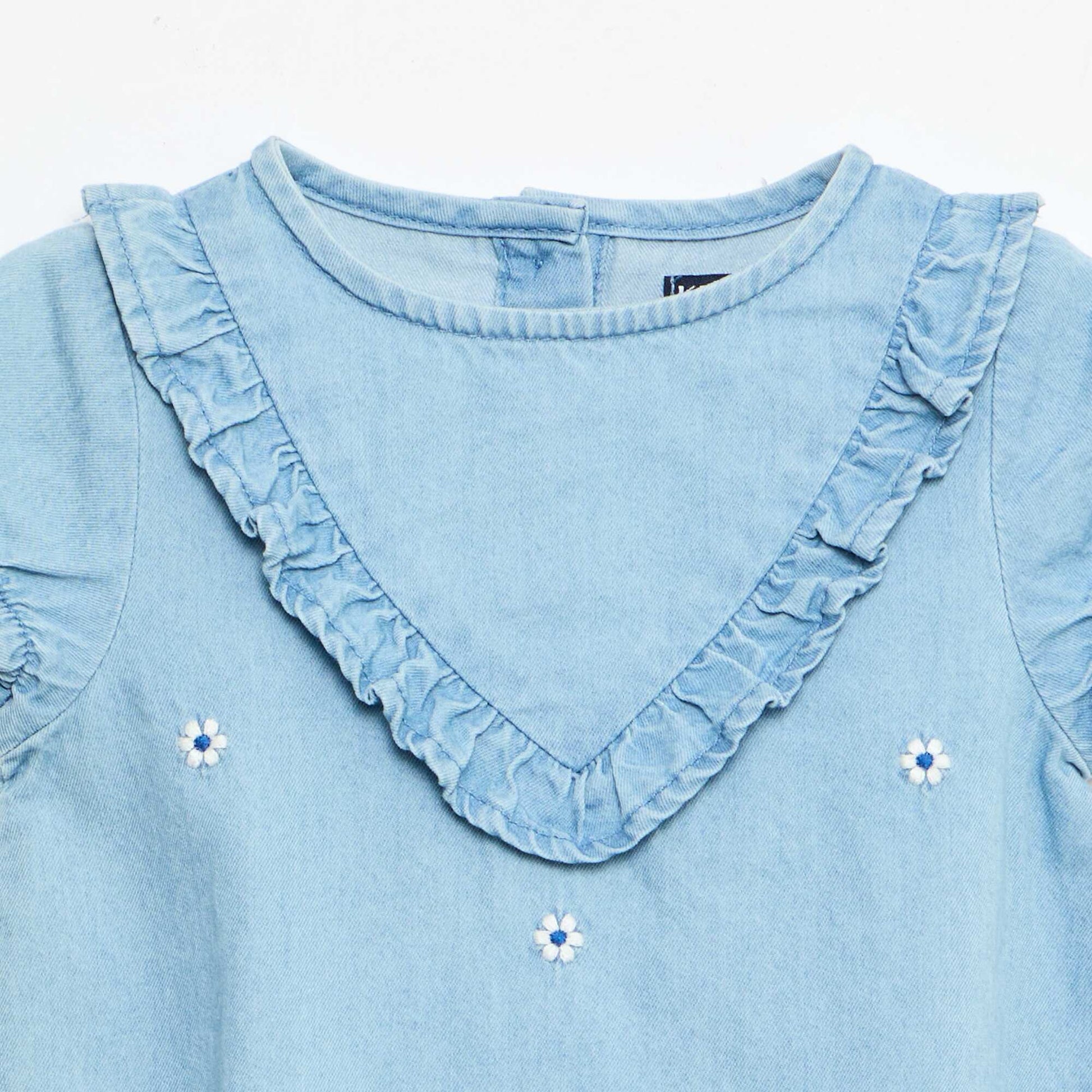 Ensemble 3 pièces  barboteuse + chapeau + chaussettes BLEU