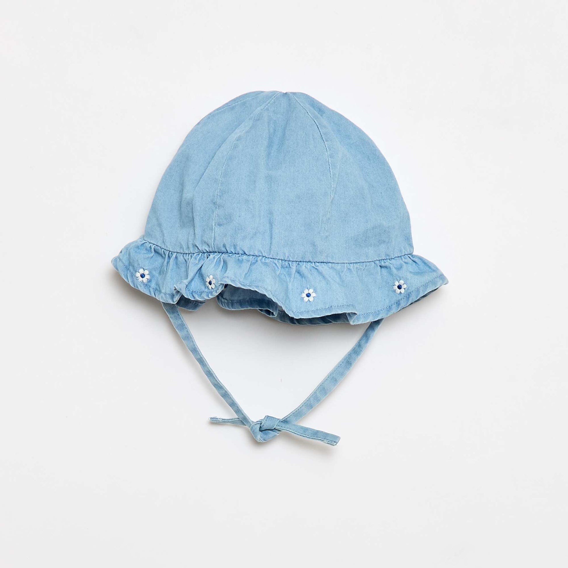 Ensemble 3 pièces  barboteuse + chapeau + chaussettes BLEU