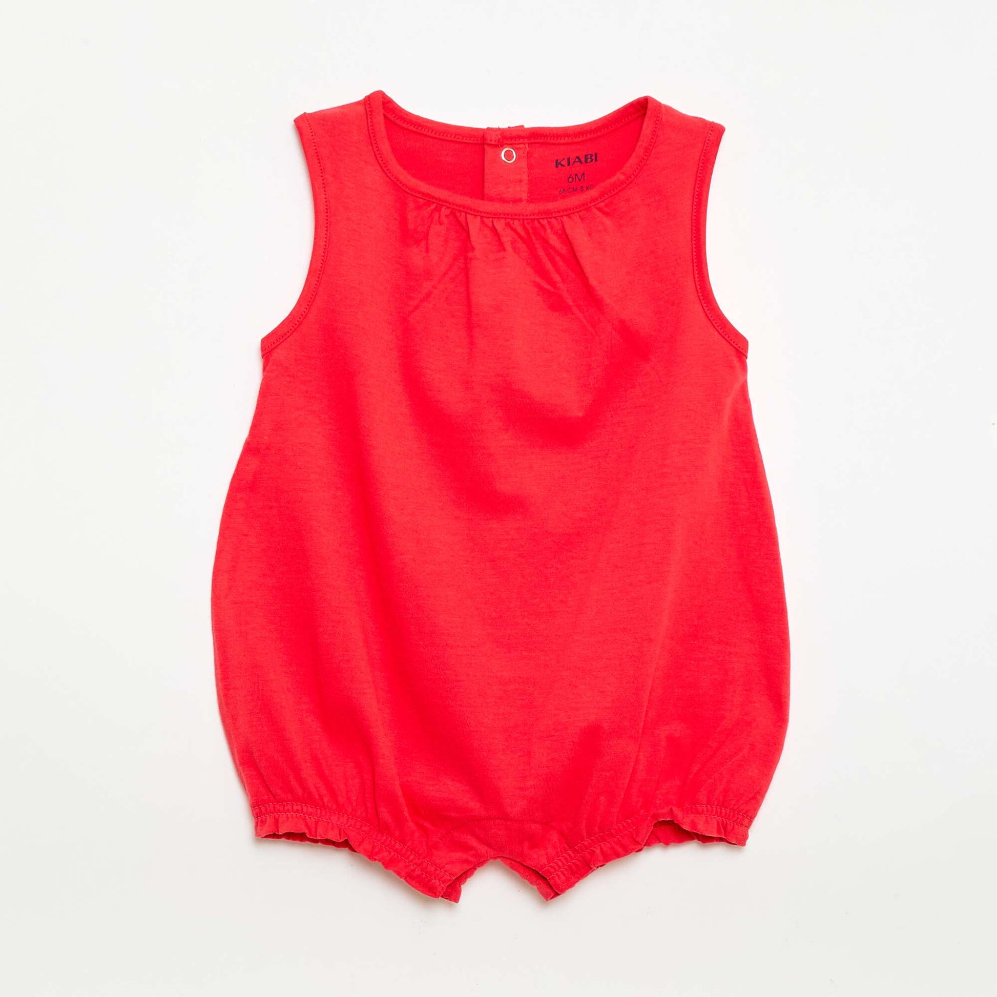 Lots de 2 barboteuses sans manches ROSE