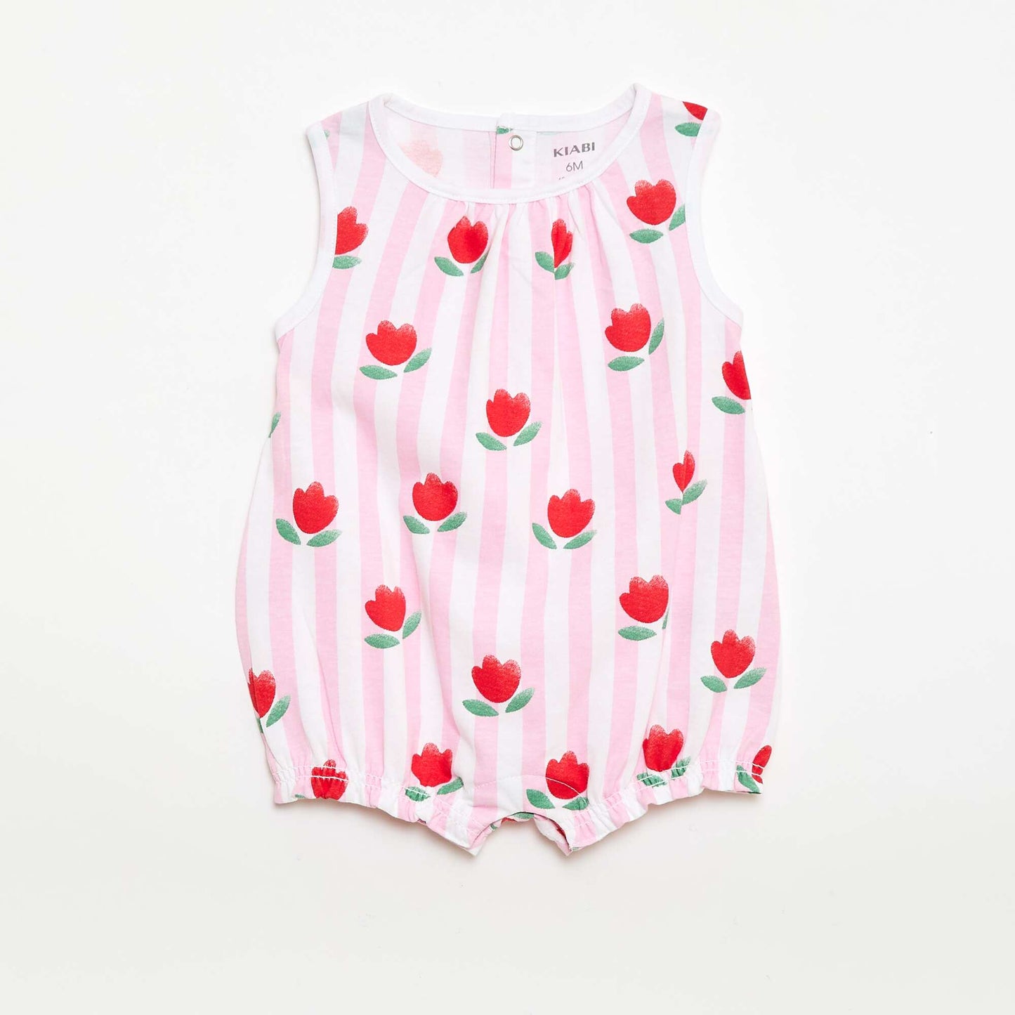 Lots de 2 barboteuses sans manches ROSE