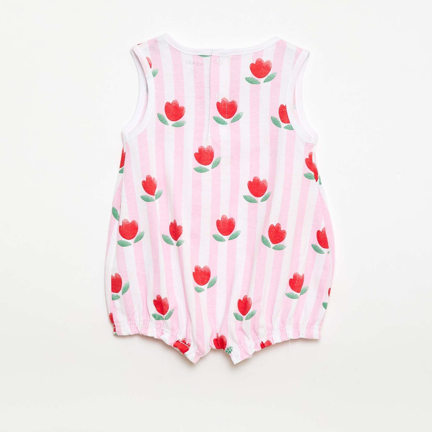 Lots de 2 barboteuses sans manches ROSE