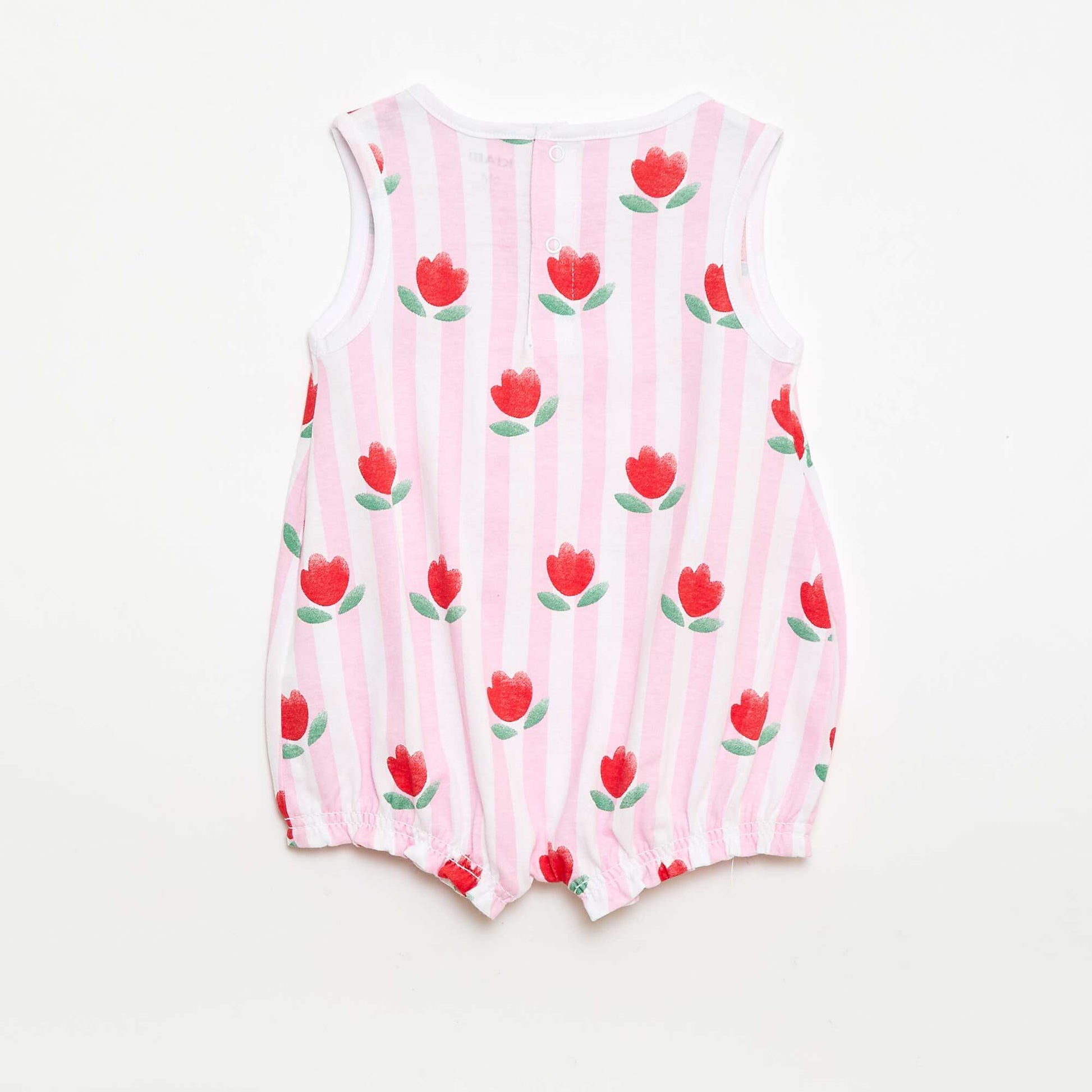 Lots de 2 barboteuses sans manches ROSE
