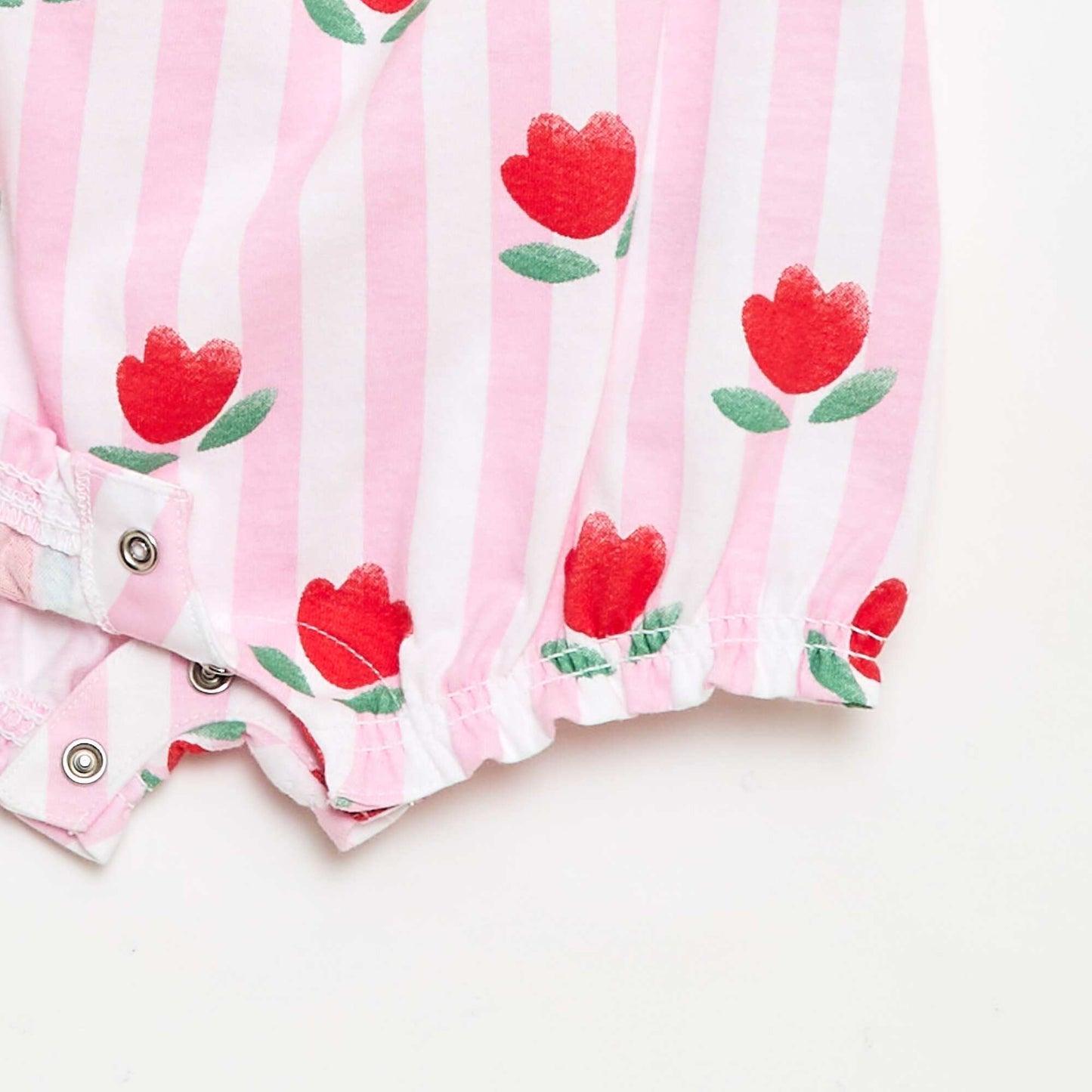 Lots de 2 barboteuses sans manches ROSE