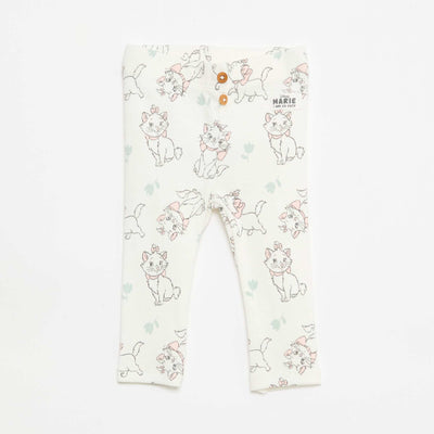 Legging 'Disney' côtelé BLANC
