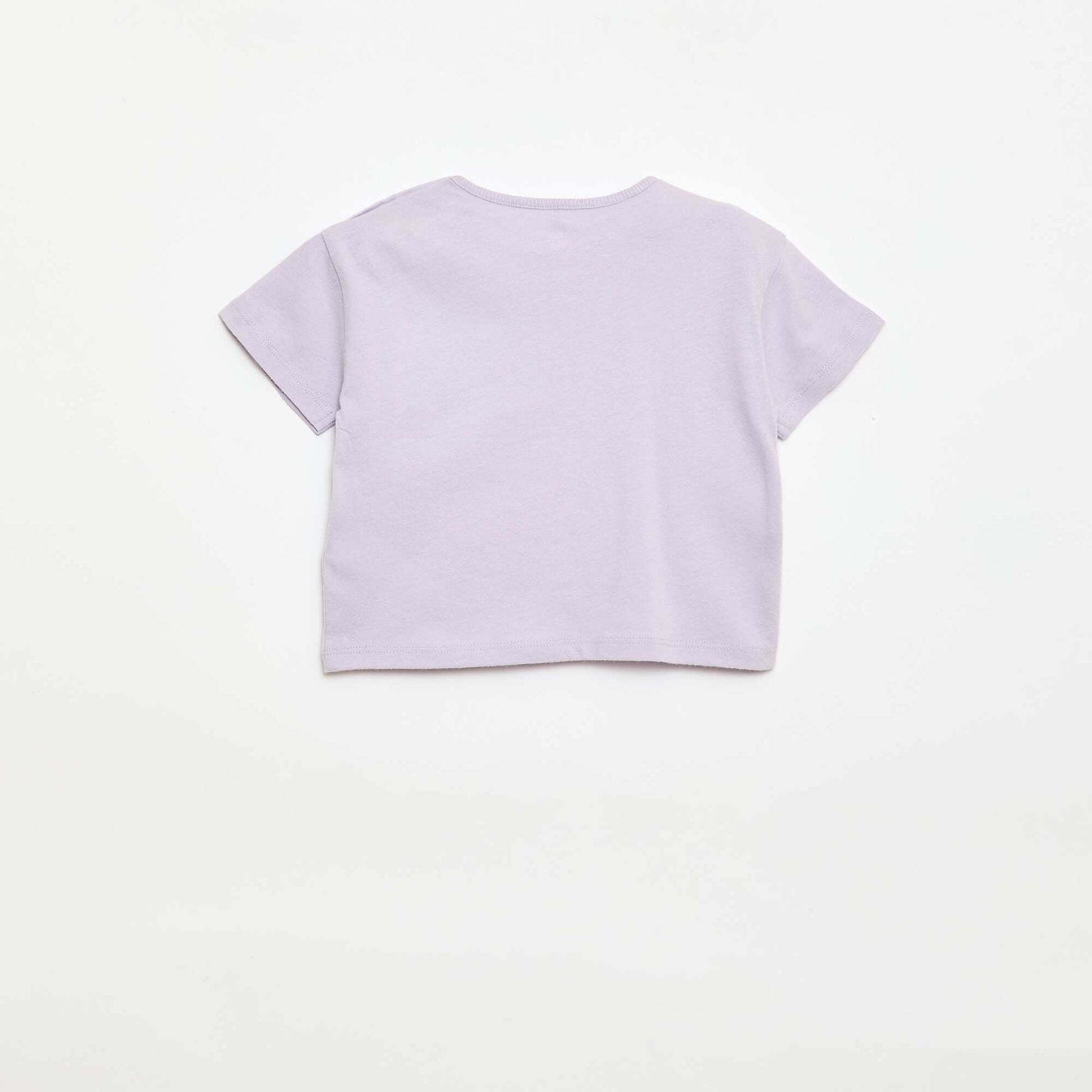 T-shirt 'Disney' à manches courtes et poche volantée VIOLET