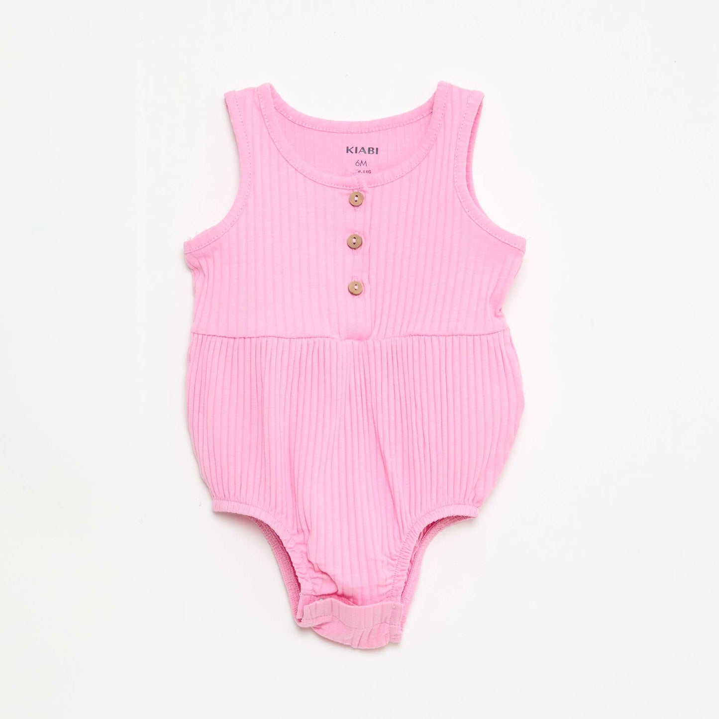 Lot de 2 barboteuses sans manches ROSE