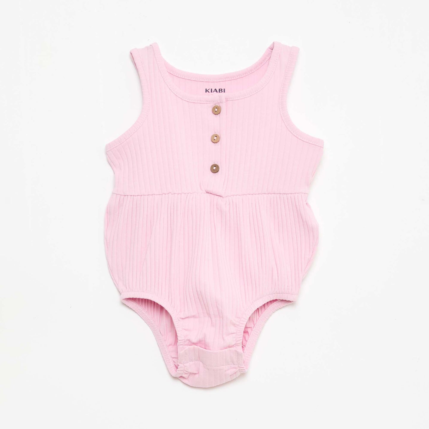 Lot de 2 barboteuses sans manches ROSE