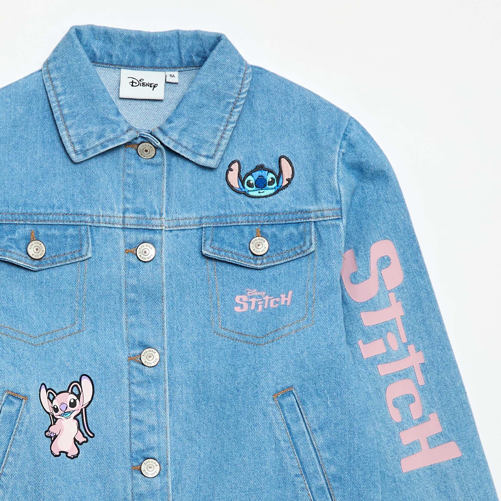 Veste denim 'Stitch' boutonnée BLEU