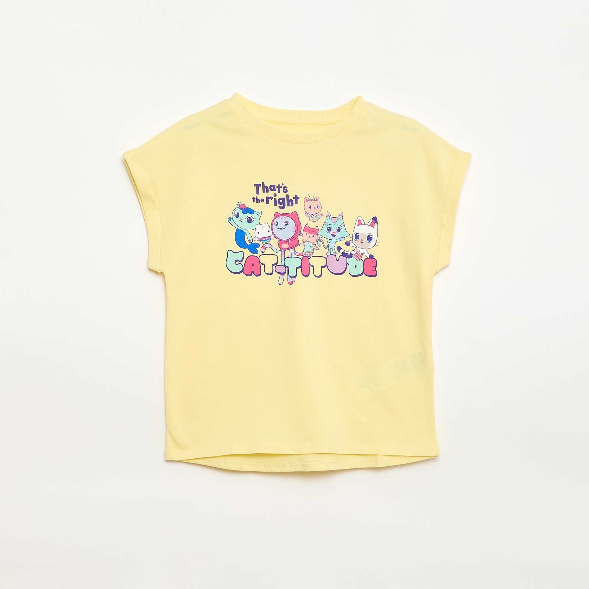 T-shirt à manches courtes 'Universal' JAUNE