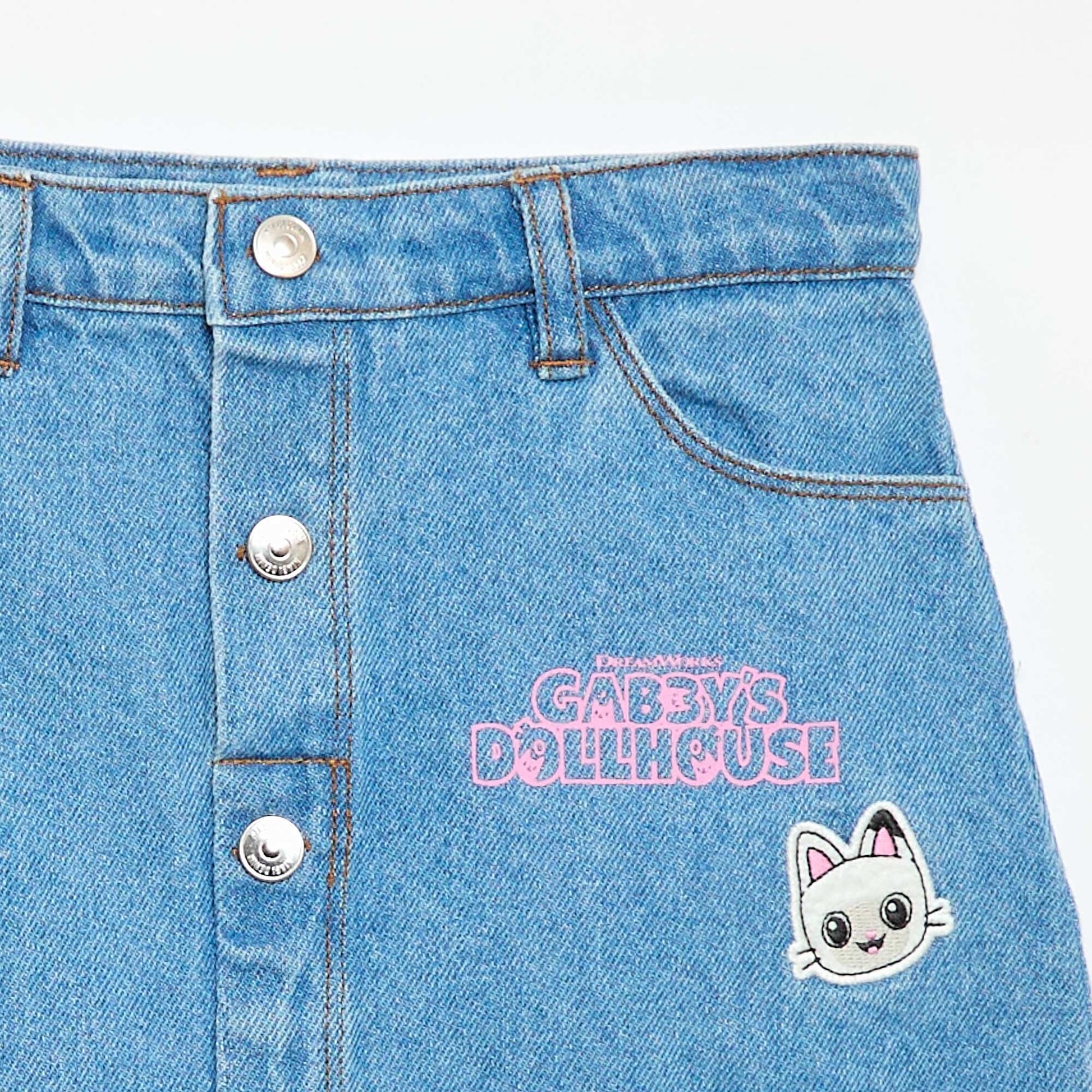 Jupe denim 'Gabby et la maison magique' BLEU