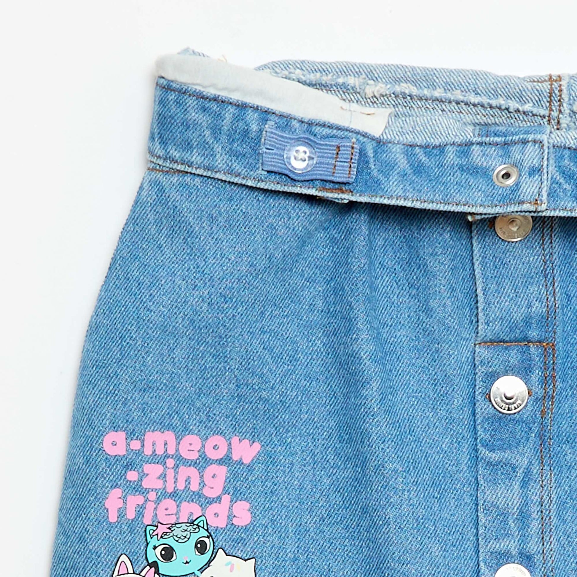 Jupe denim 'Gabby et la maison magique' BLEU