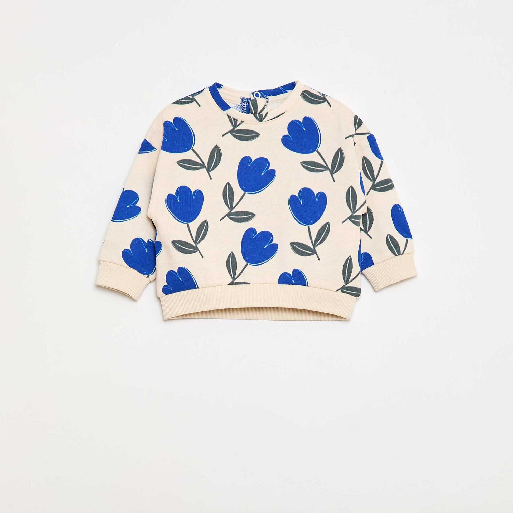 Sweat-shirt imprimé BEIGE