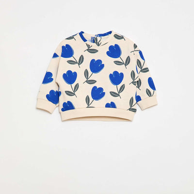 Sweat-shirt imprimé BEIGE
