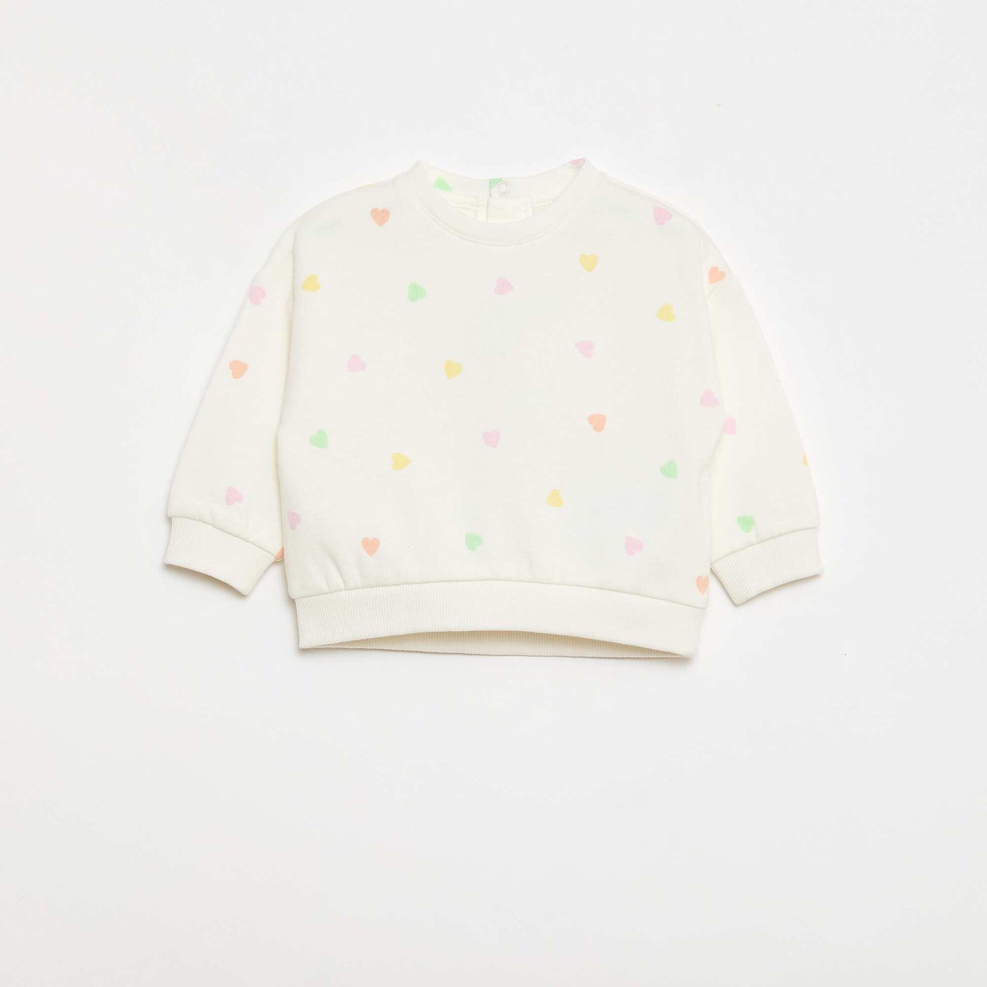 Sweat-shirt imprimé BLANC