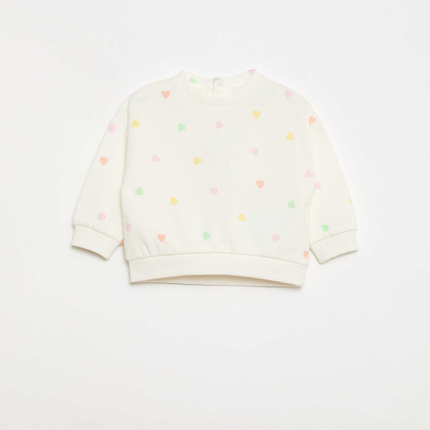 Sweat-shirt imprimé BLANC