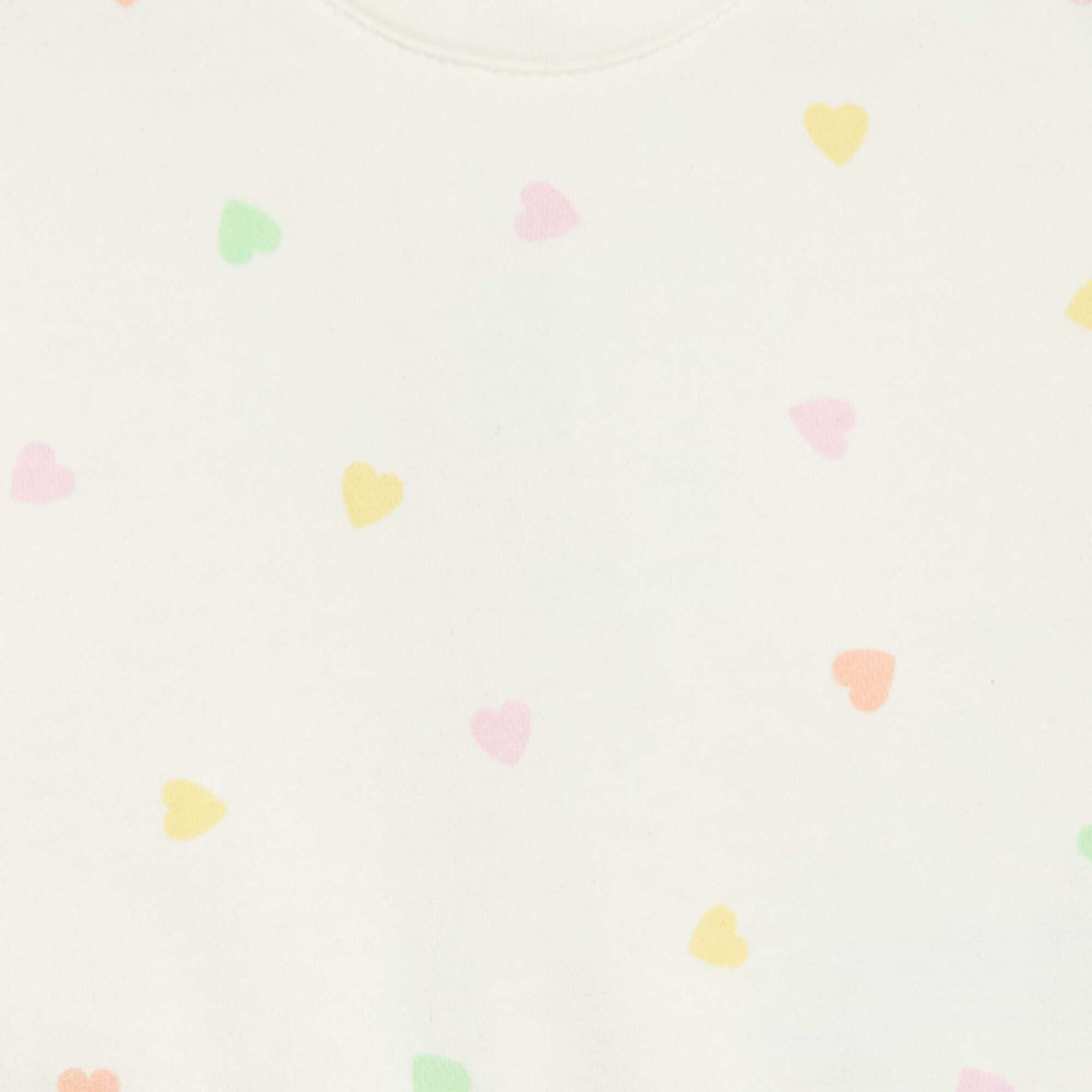 Sweat-shirt imprimé BLANC