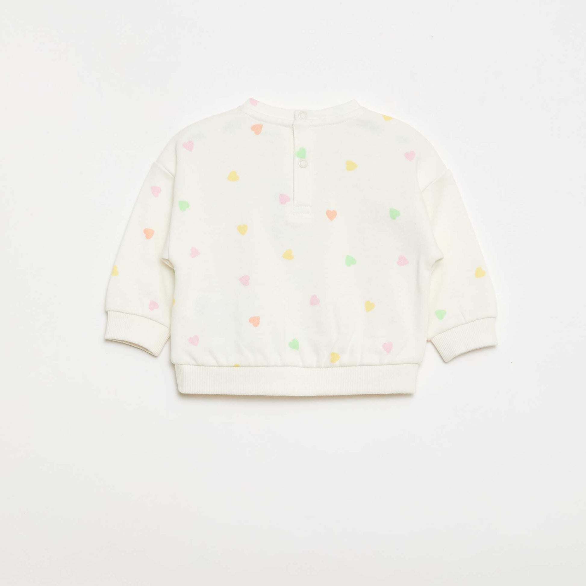 Sweat-shirt imprimé BLANC