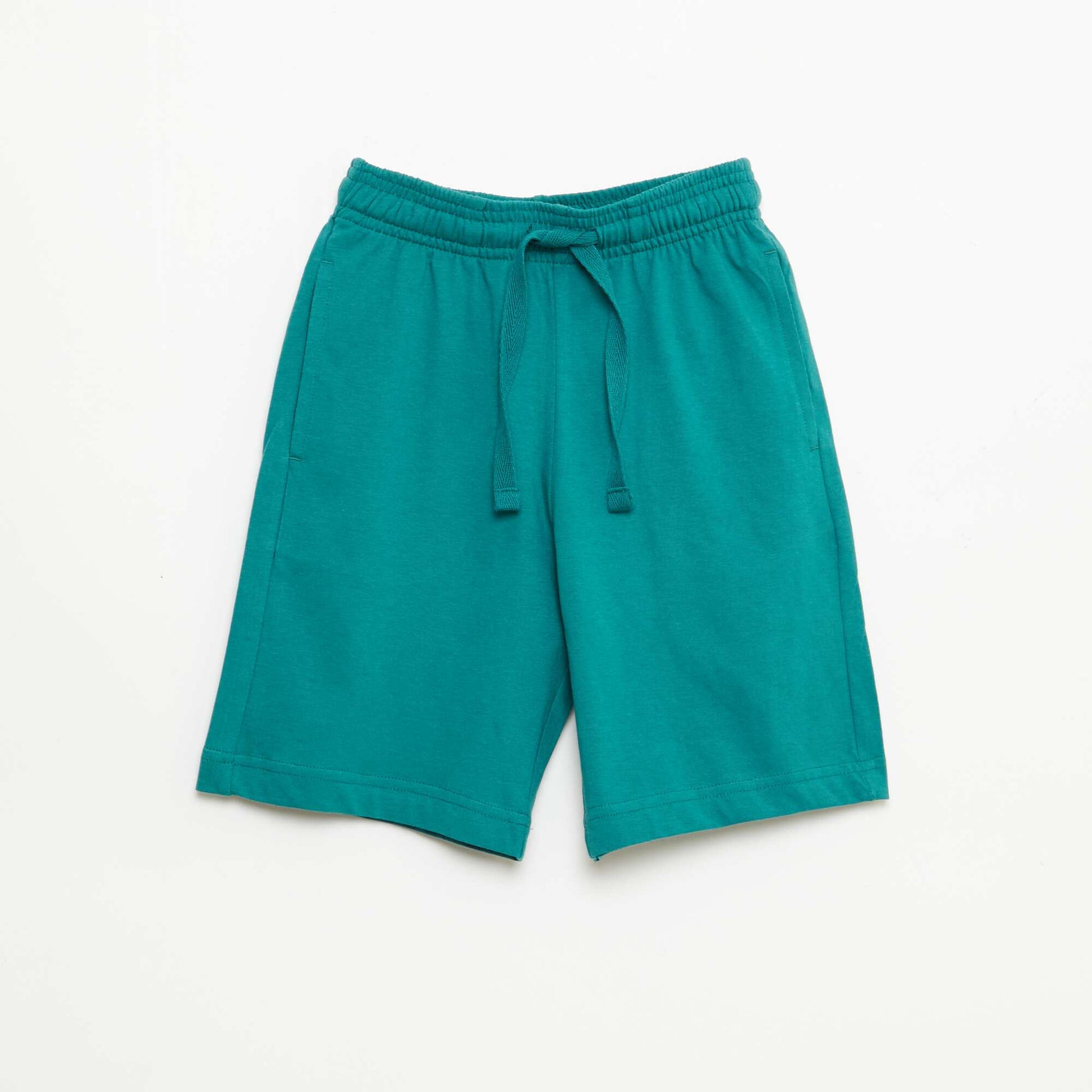Lot de 2 shorts en jersey coton uni BEIGE
