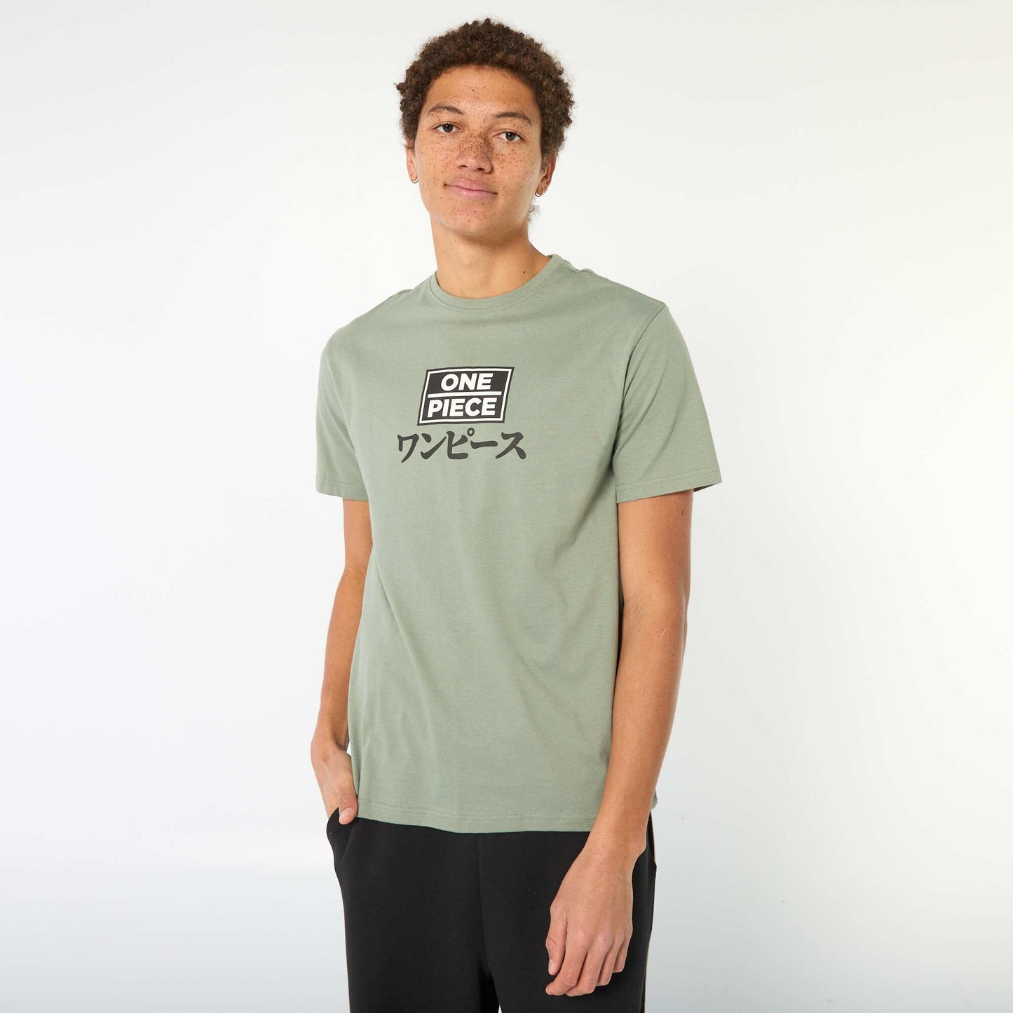 T-shirt imprimé 'One piece' VERT