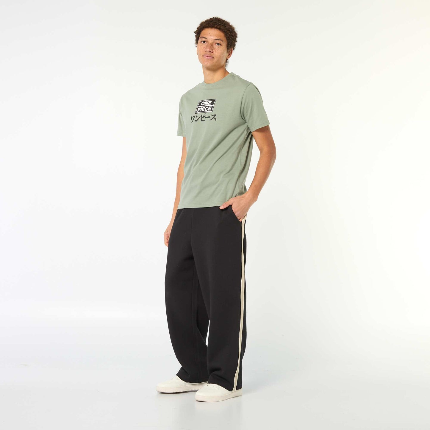 T-shirt imprimé 'One piece' VERT