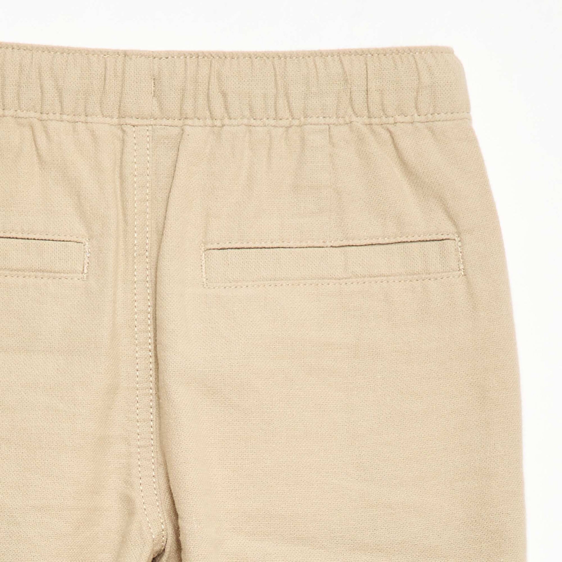 Pantalon en lin mélangé BEIGE