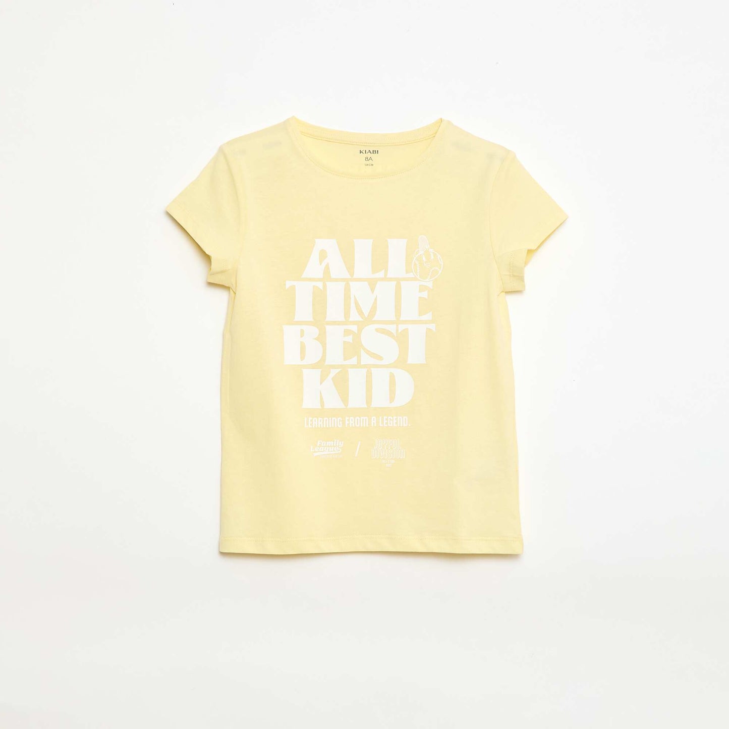 T-shirt à message fête des pères JAUNE