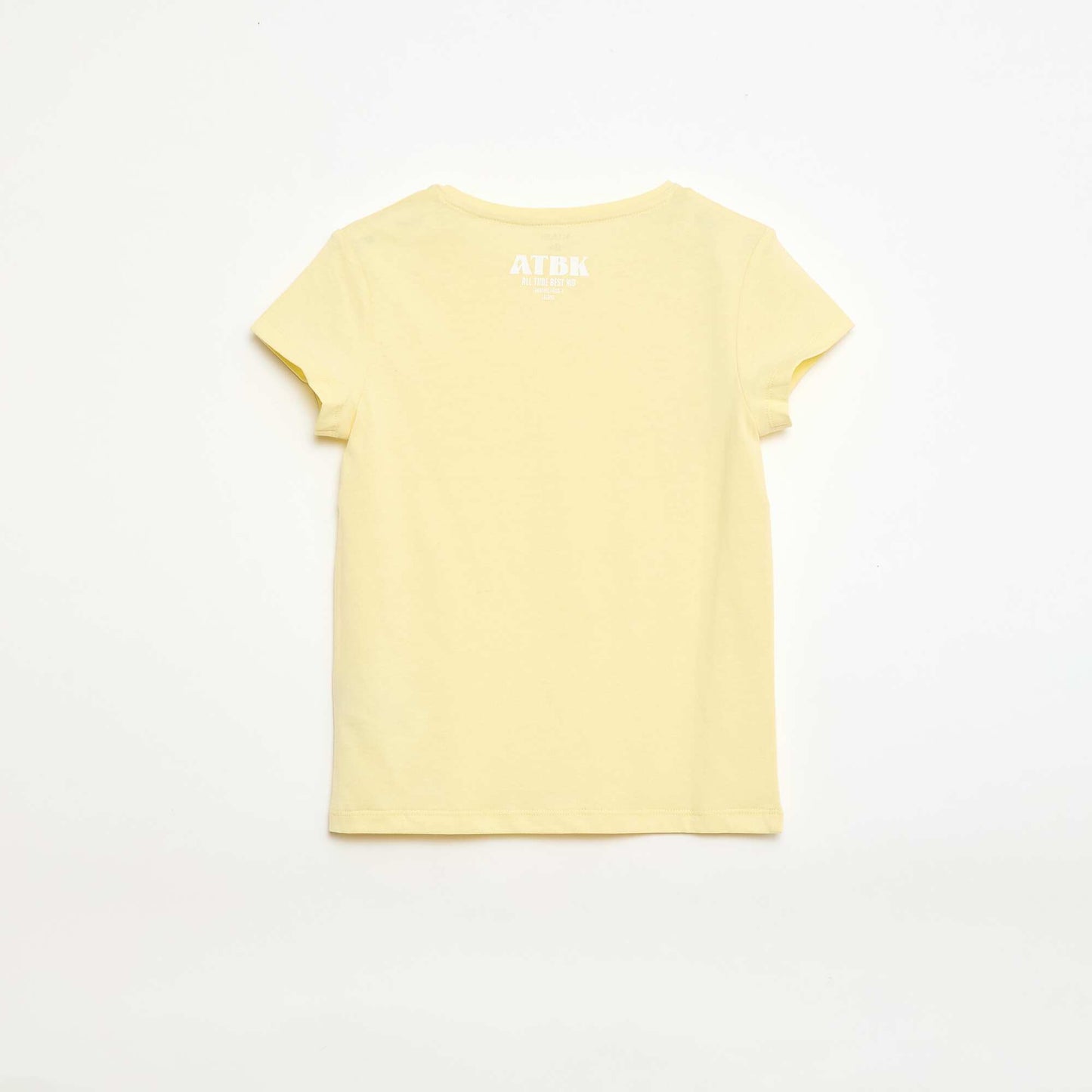 T-shirt à message fête des pères JAUNE