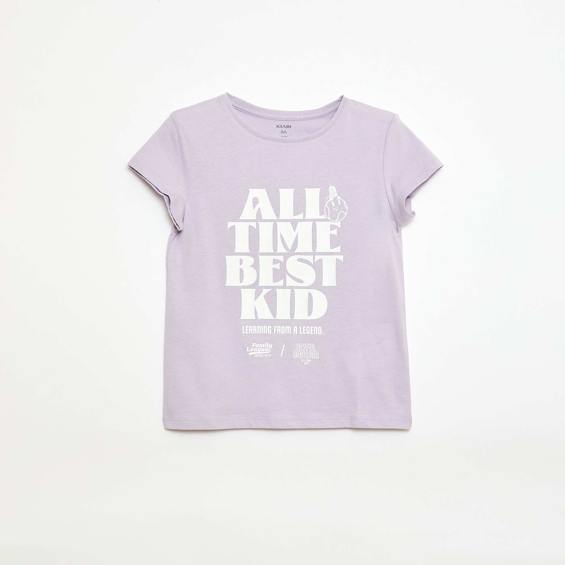 T-shirt à message fête des pères VIOLET