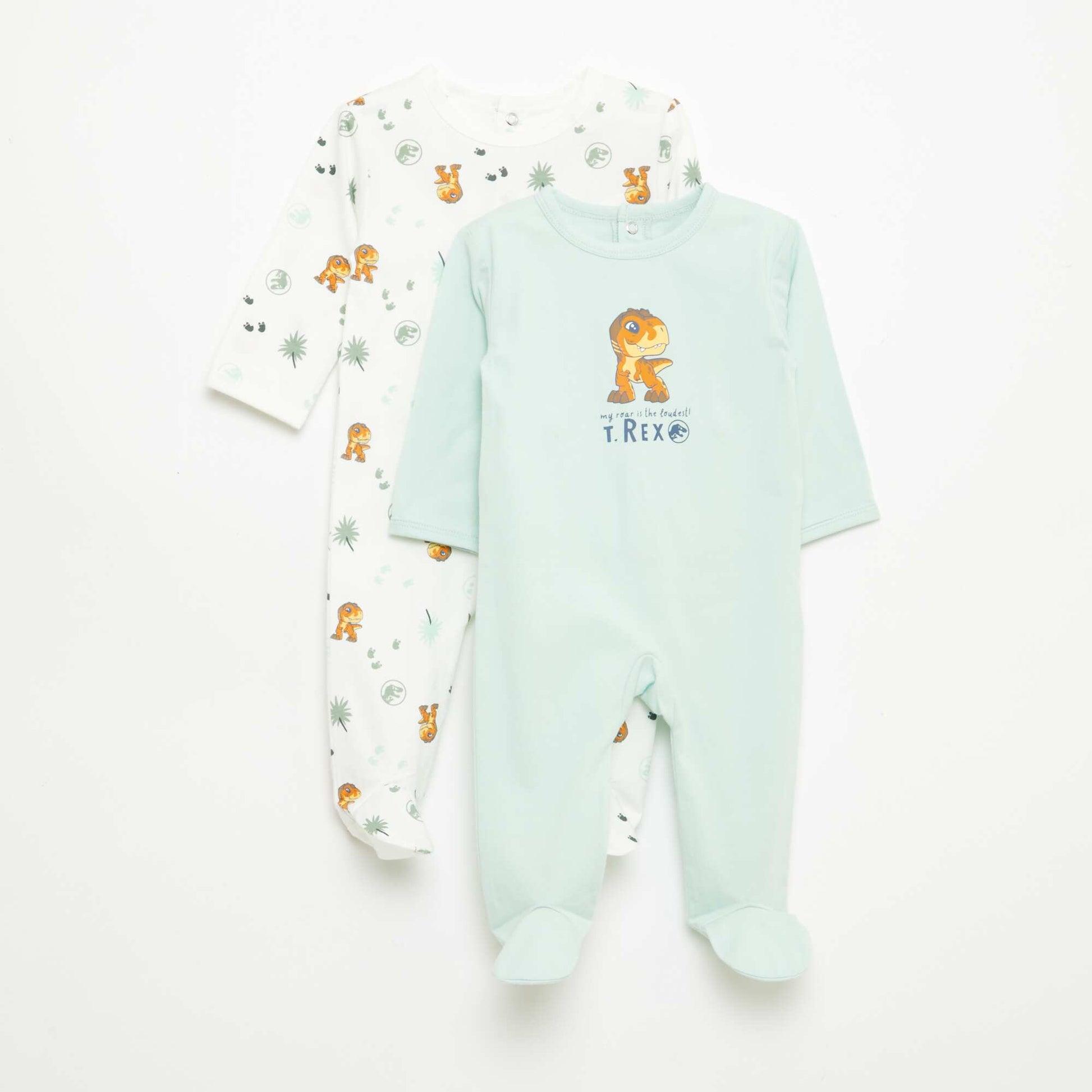 Lot 2 pyjamas 'Jurassic World' VERT