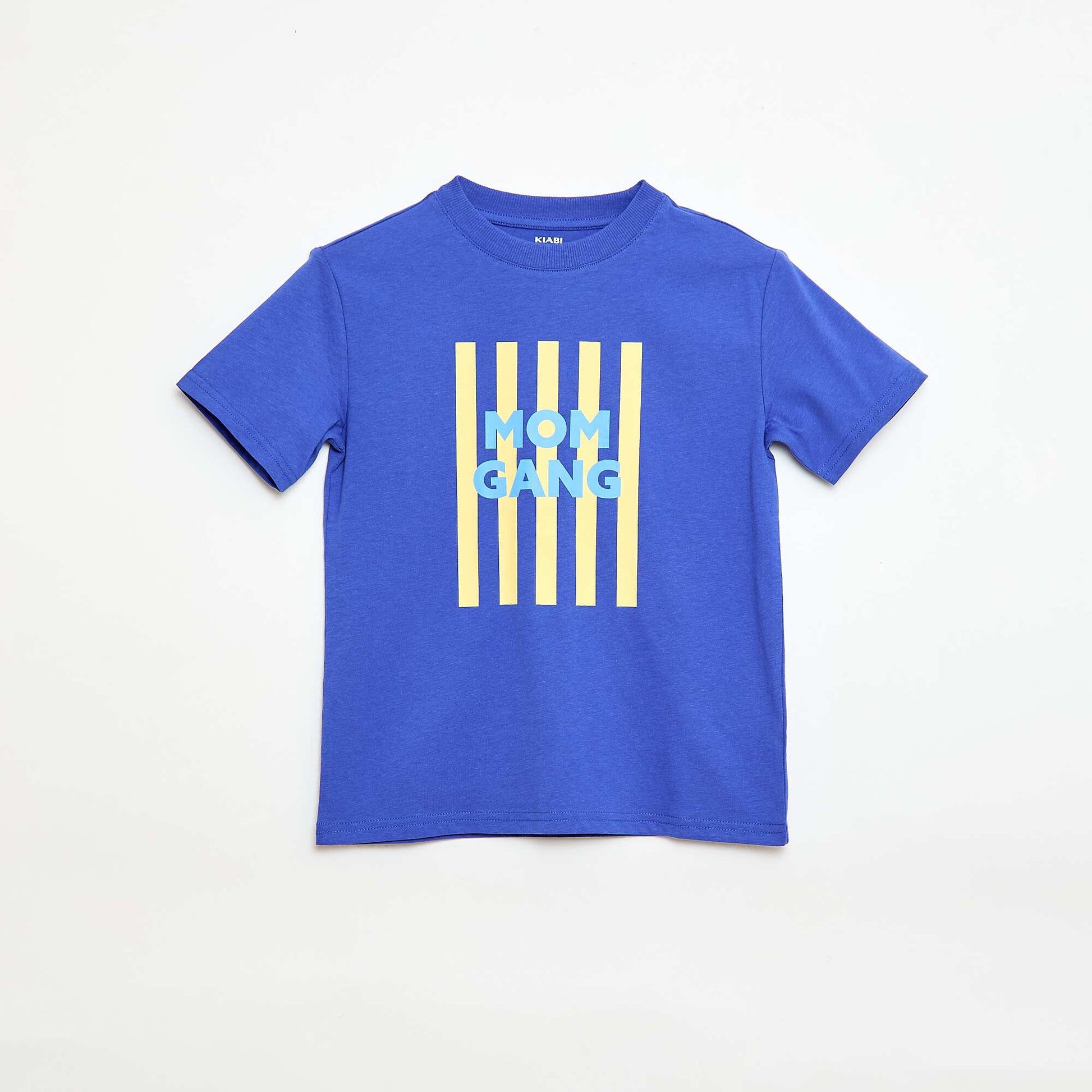 T-shirt à message fête des mères BLEU