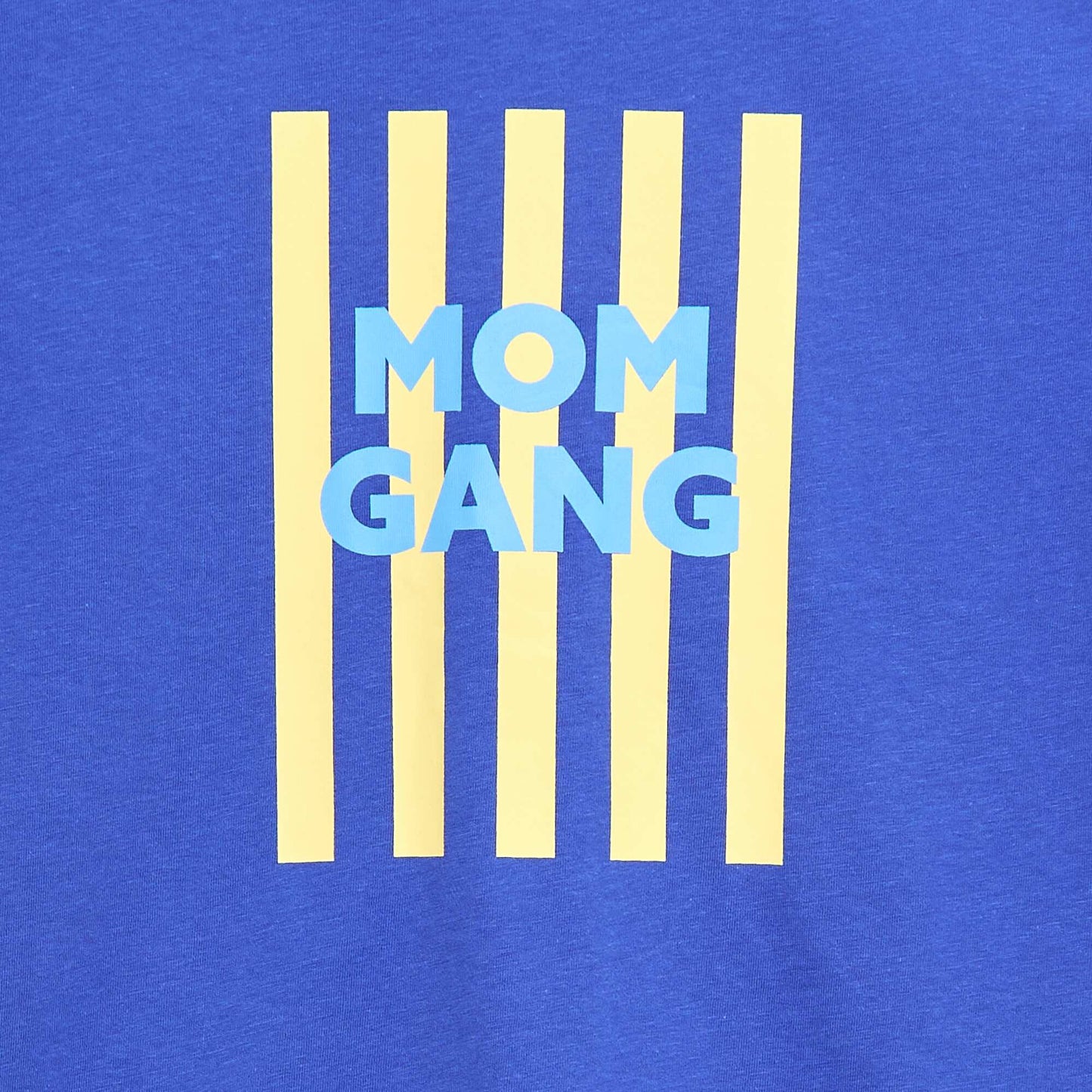 T-shirt à message fête des mères BLEU