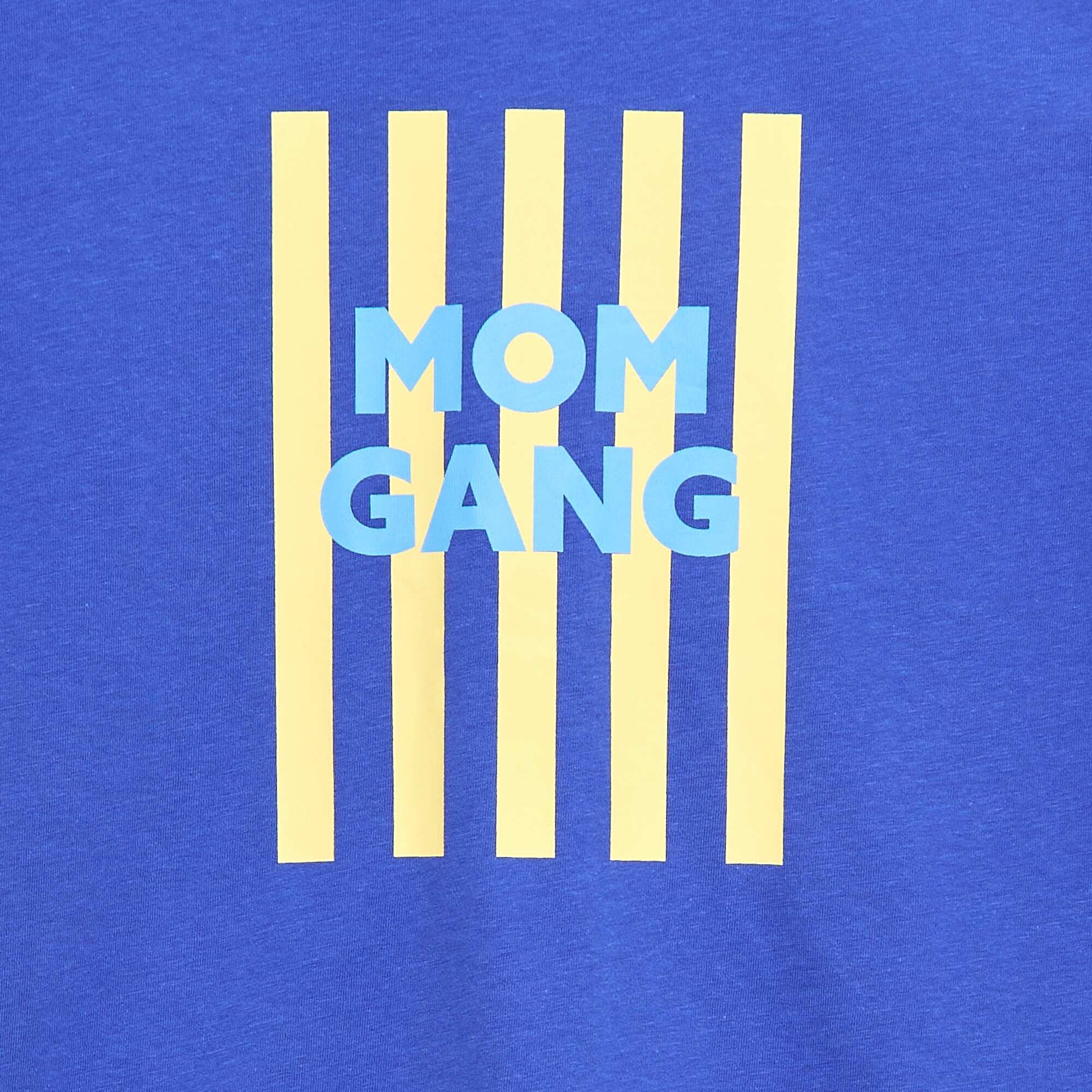 T-shirt à message fête des mères BLEU