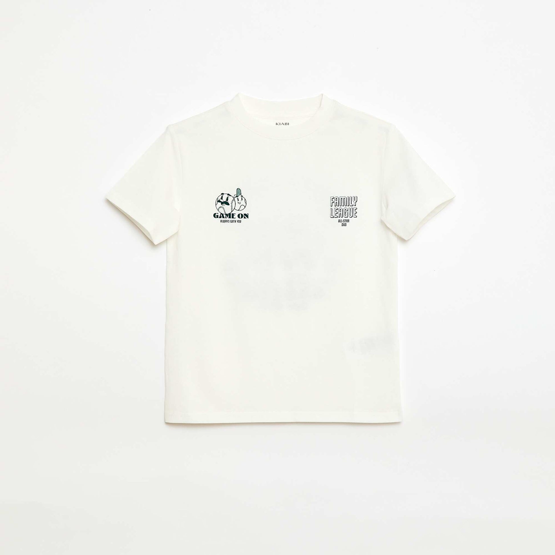 T-shirt animé fête des pères BLANC