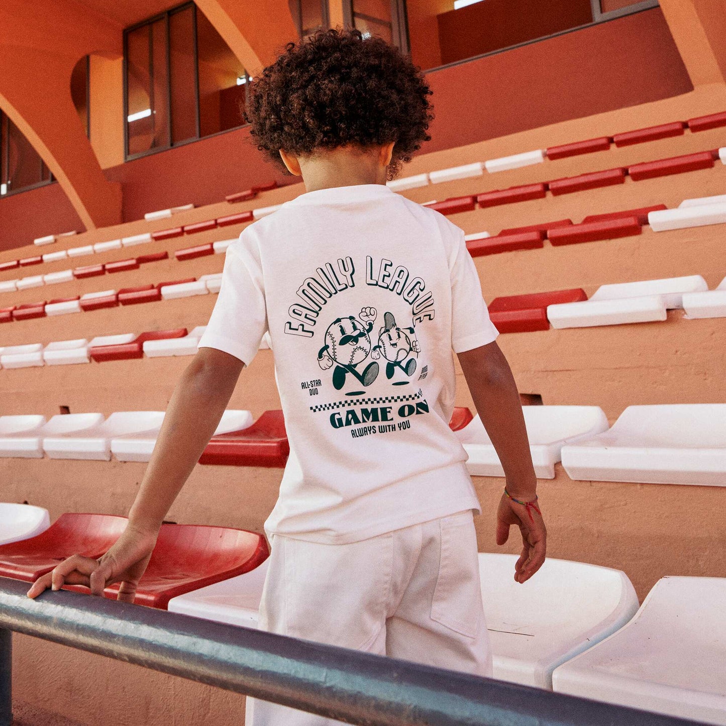 T-shirt animé fête des pères BLANC