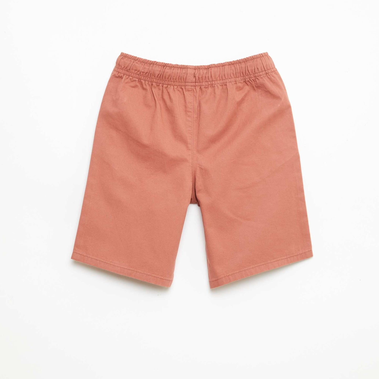 Bermuda chino uni avec liens de serrage ROSE