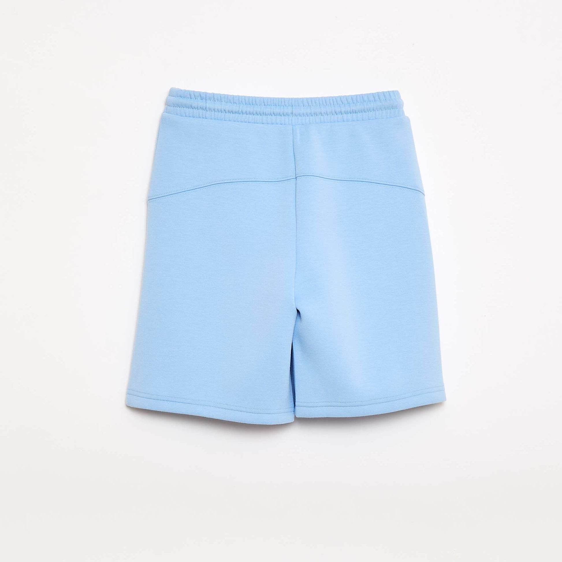 Bermuda en molleton avec poches zippées BEIGE