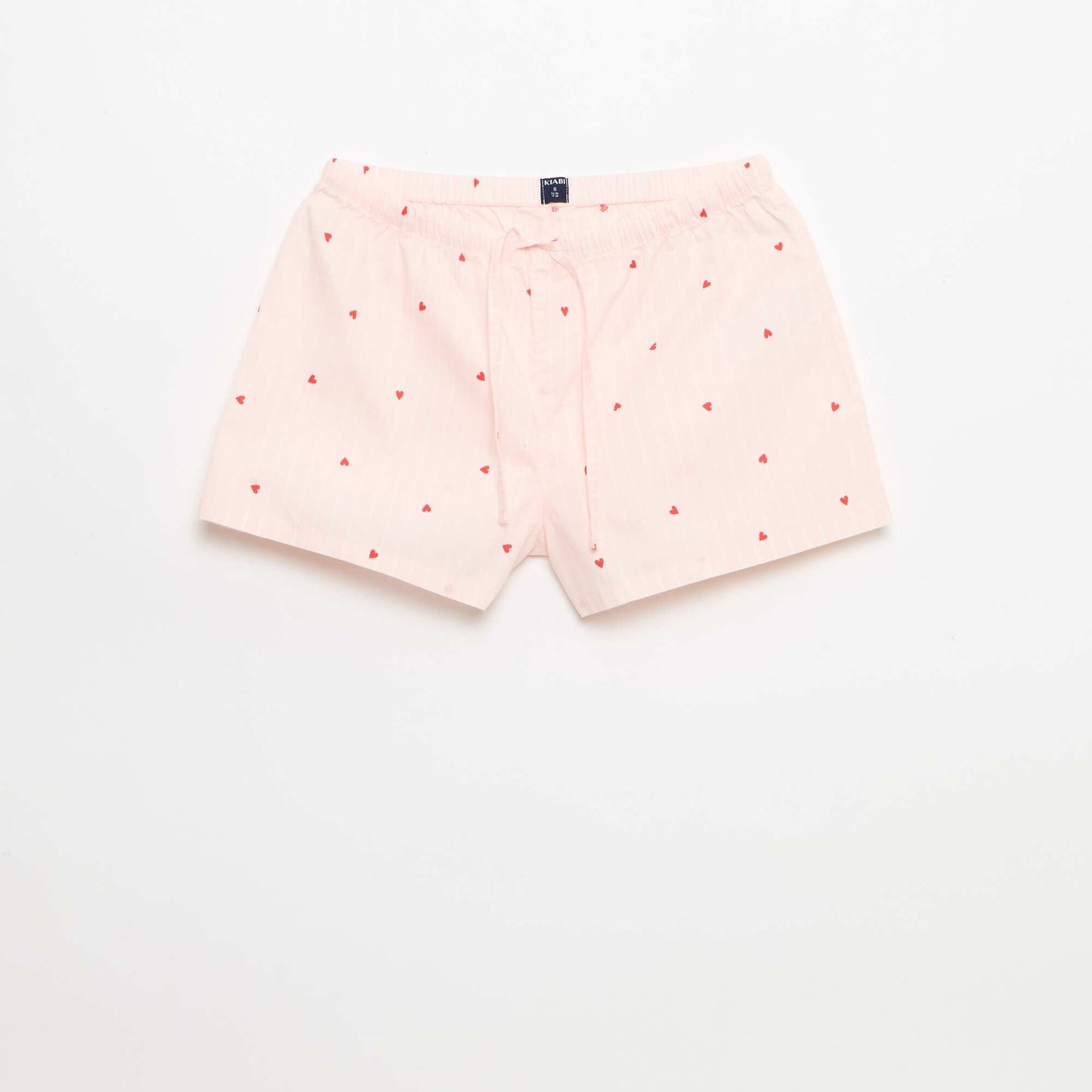 Lot de 2 shorts popeline avec cordon en coton ROSE