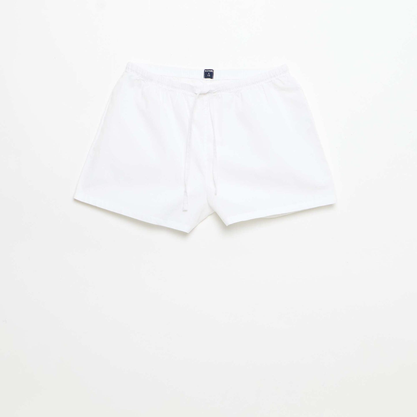 Lot de 2 shorts popeline avec cordon en coton VERT